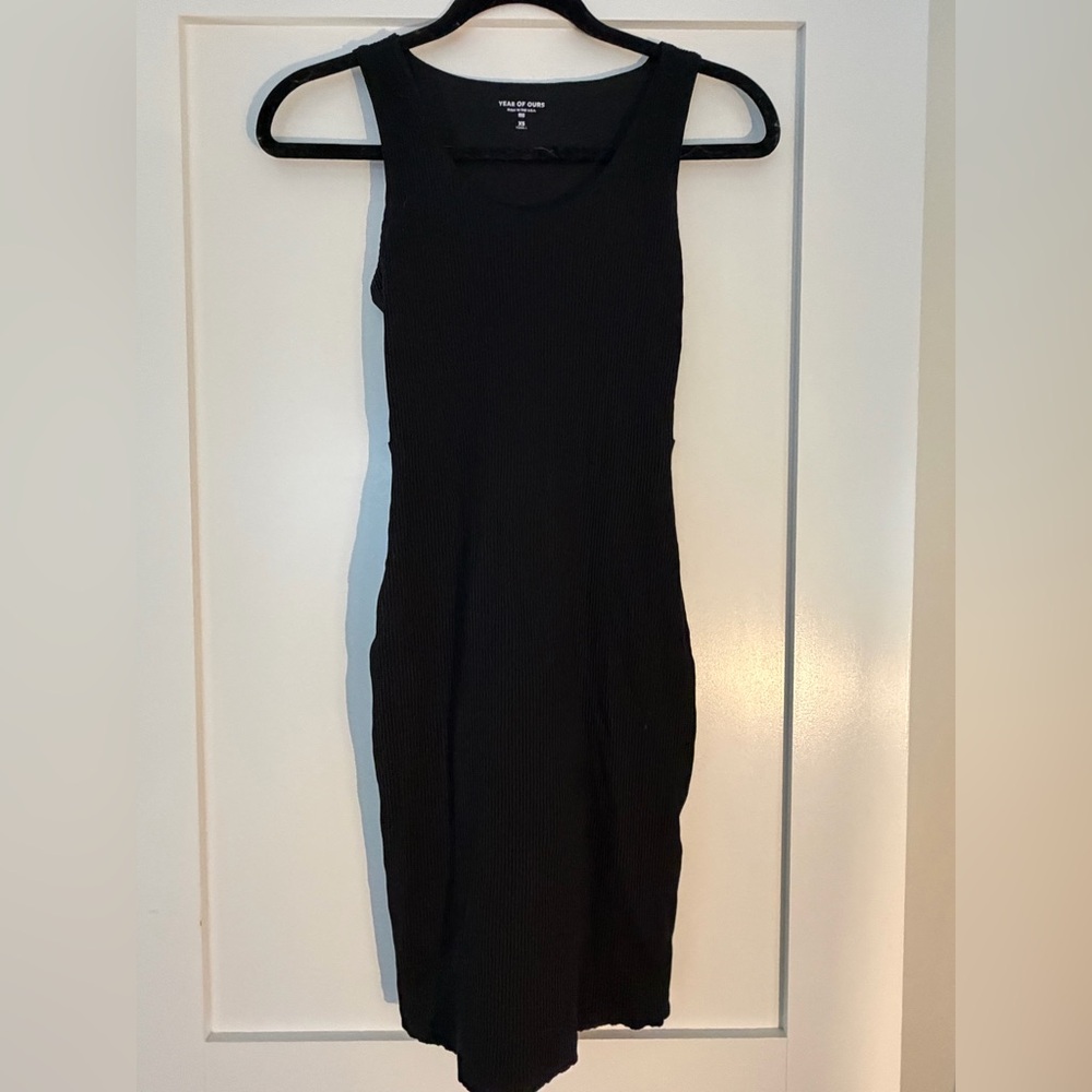 Year of Ours Black Mini Dress